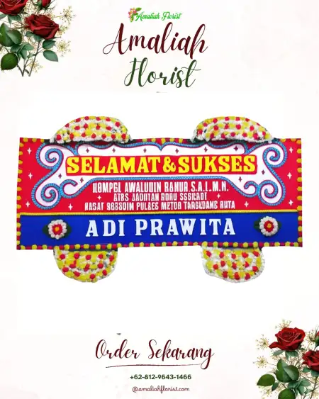 Papan Bunga Ucapan Selamat Balam Asri